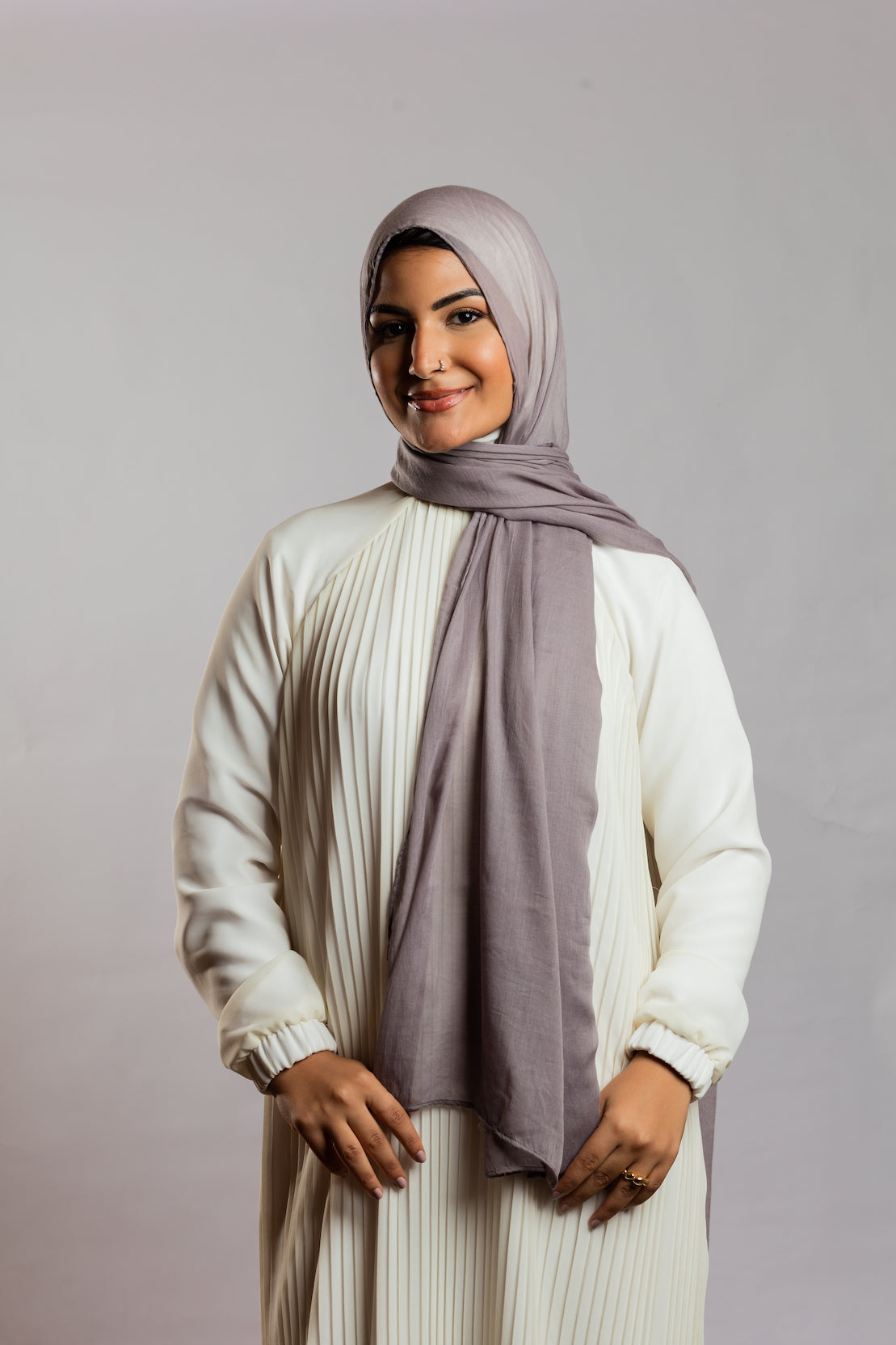 Heather Linen Scarf