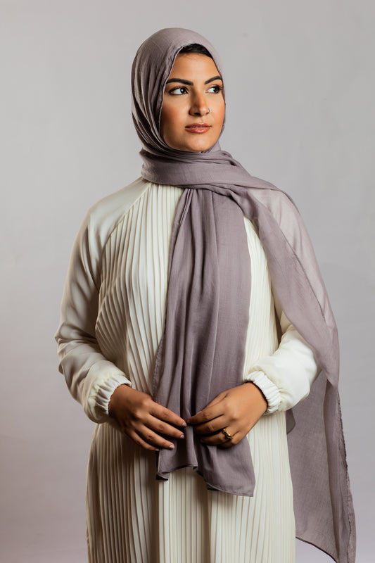 Heather Linen Scarf