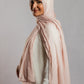 Powder Pink Linen Scarf