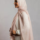 Powder Pink Linen Scarf