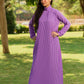 Purple Plisse Dress