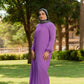 Purple Plisse Dress