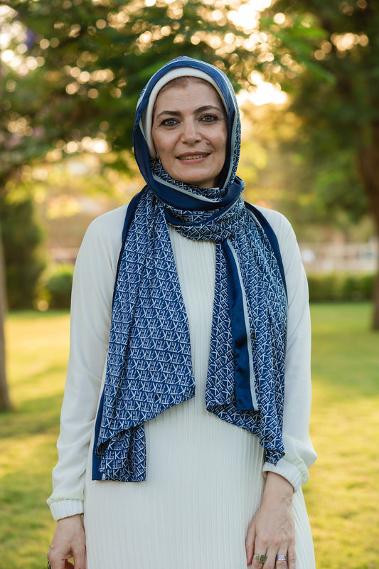 K-Elegance Scarf in Blue