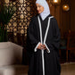 The Black Kaftan (White Details)