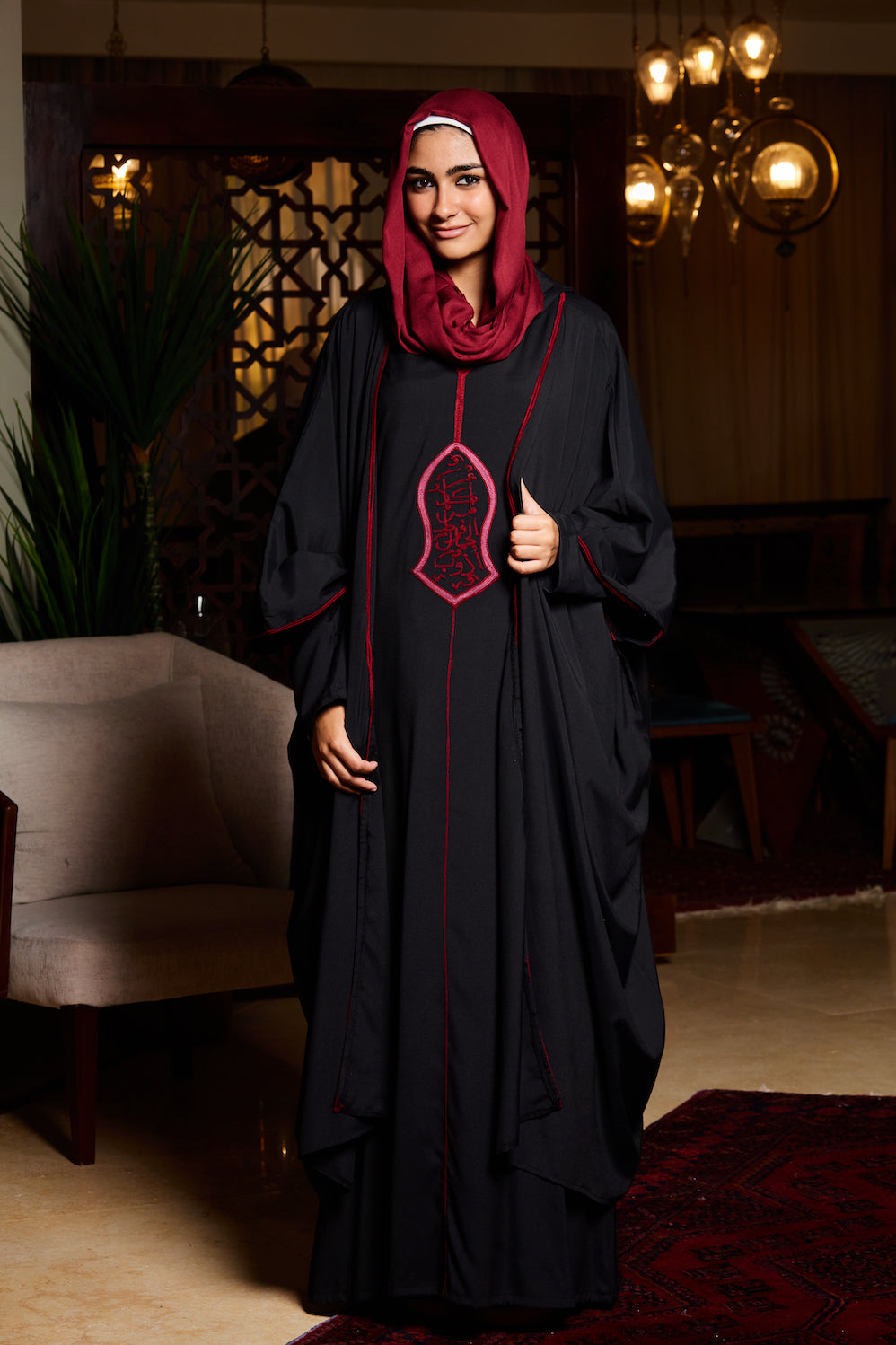 Akad Black Unisex Kaftan