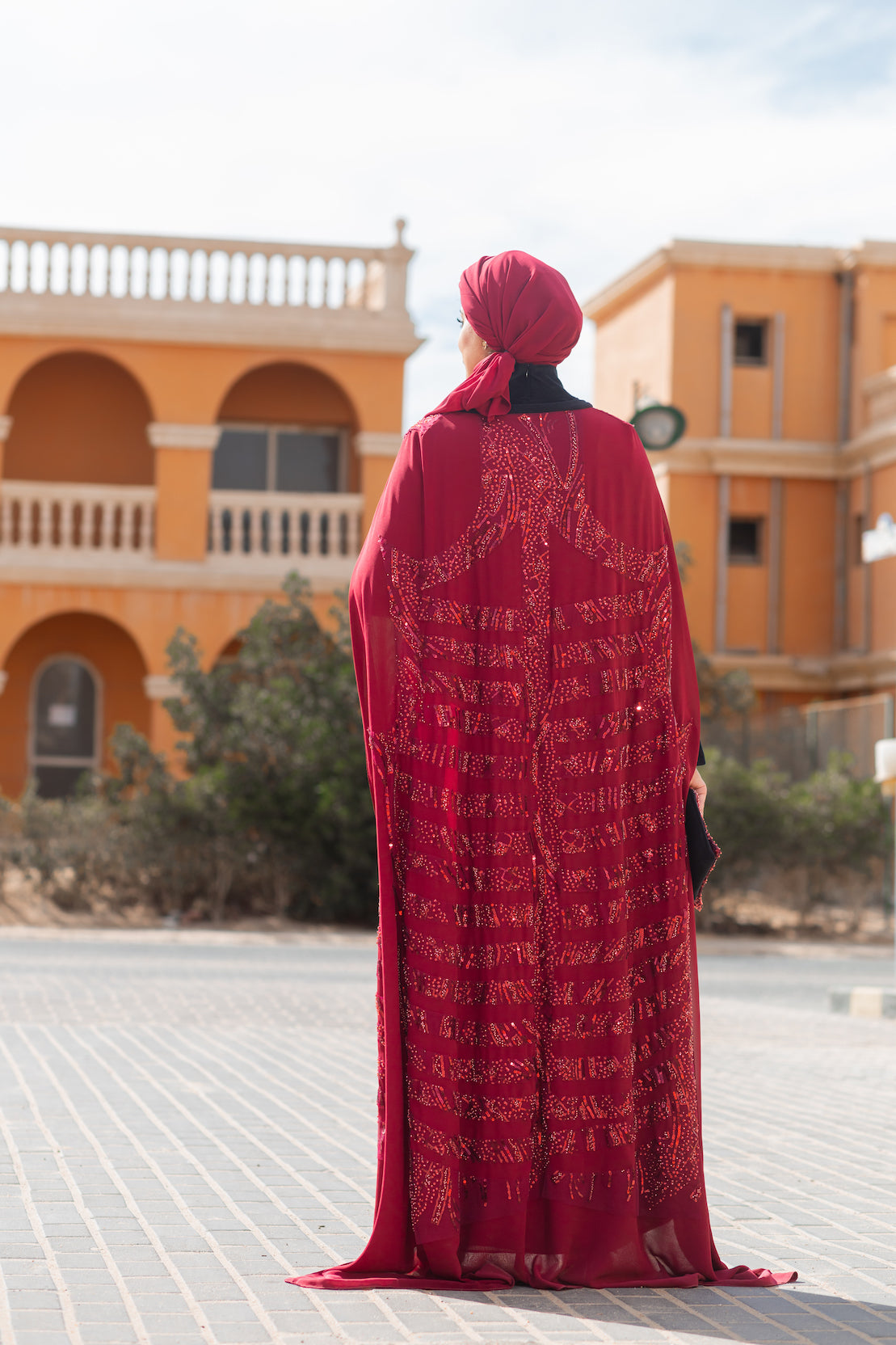 Her's Kaftan in Red