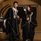 Tuareg Unisex Cape in Black