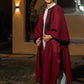 Tuareg Unisex Cape in Red