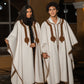 Tuareg Unisex Cape in Off-White