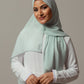 Light Blue Chiffon Scarf