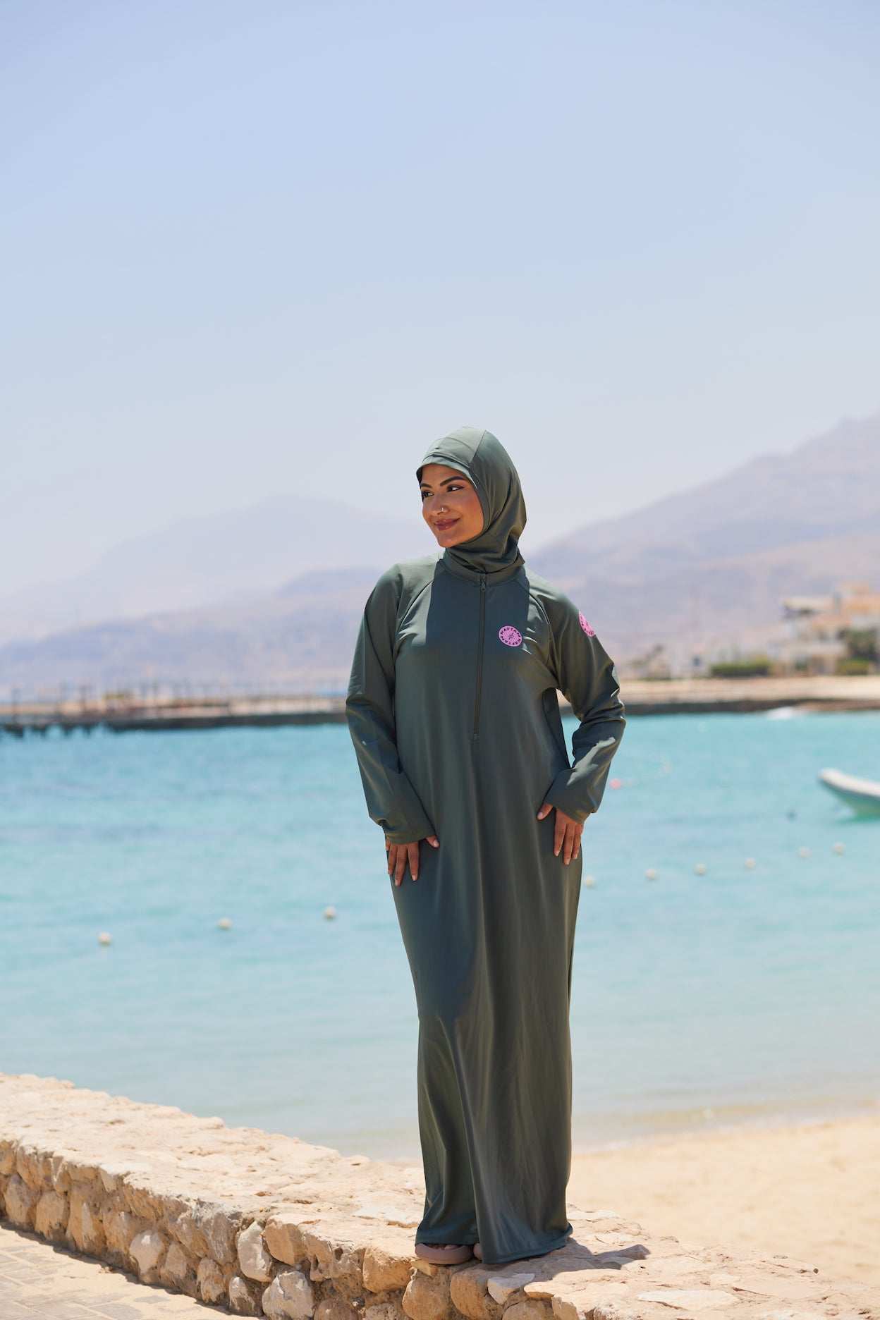 The Olive Niqab Burkini DRESS