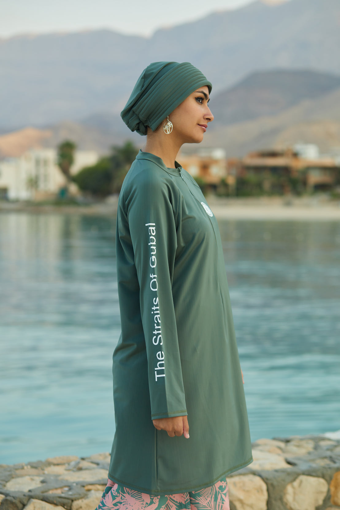 The Olive Swimming Dress (TOP ONLY)