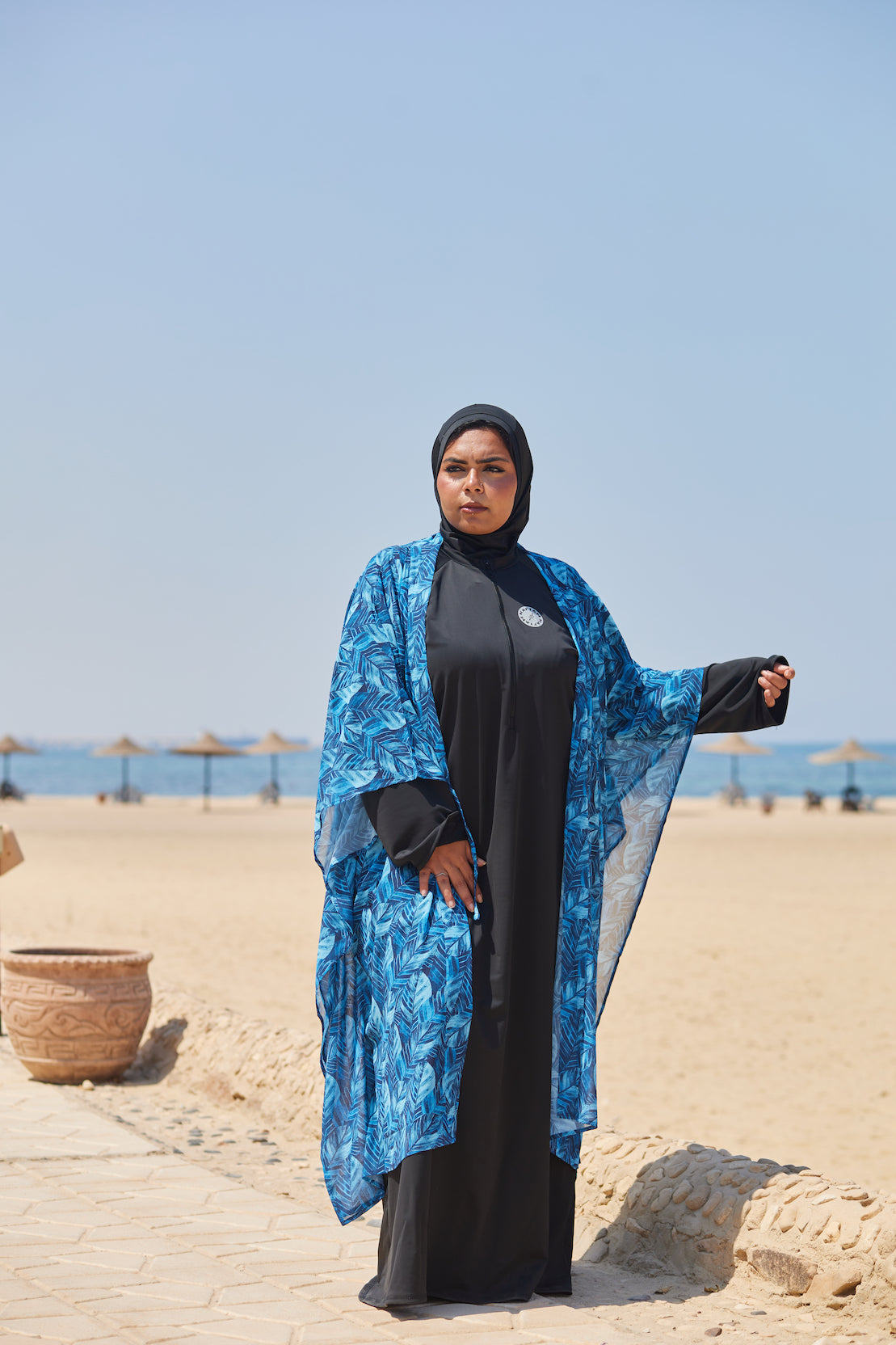 The Blue Leaf Kaftan Cache